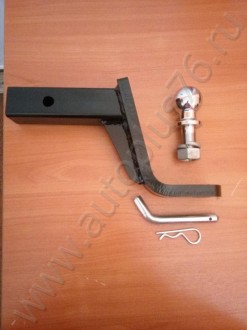 Фаркоп под квадрат 50x50, понижение 21 см (8.5 дюймов) шар 5