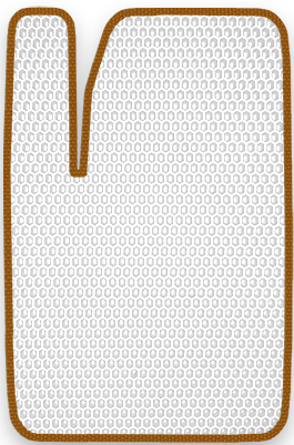 Комплект передние + задние + перегородка