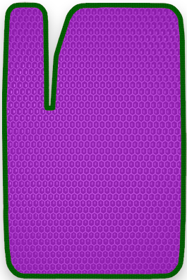 Комплект из 2-х ковров на передние сидения