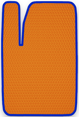 Комплект из 2-х ковров на передние сидения