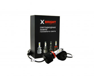Светодиодная Лампа X-BRIGHT S2 CSP H11 5000 K. 12V Световой поток 2000Lm (Комп. 2 шт.)